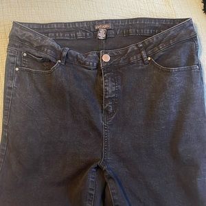 Refuge+ black skinny jeans